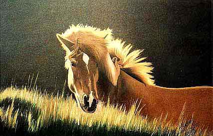 Horse, 1997, oil on canvas, 6 X 4 feet