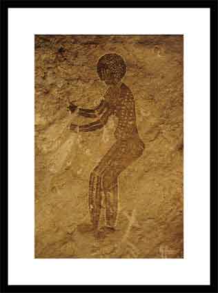Ancient rock art at Tassili-n-Ajjer
