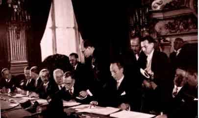 Signature du traite Franco Syrien, Septenmbre 1936